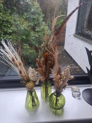 Bouquet in bud vase £20 or 3 for £55